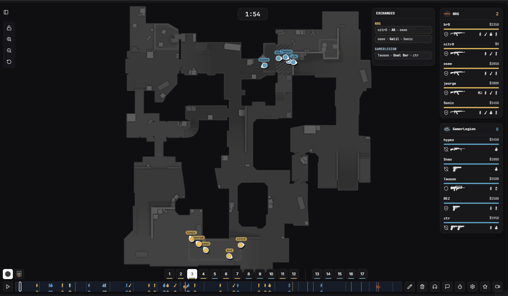 Options d'affichage du HUD - styles moderne et classique
