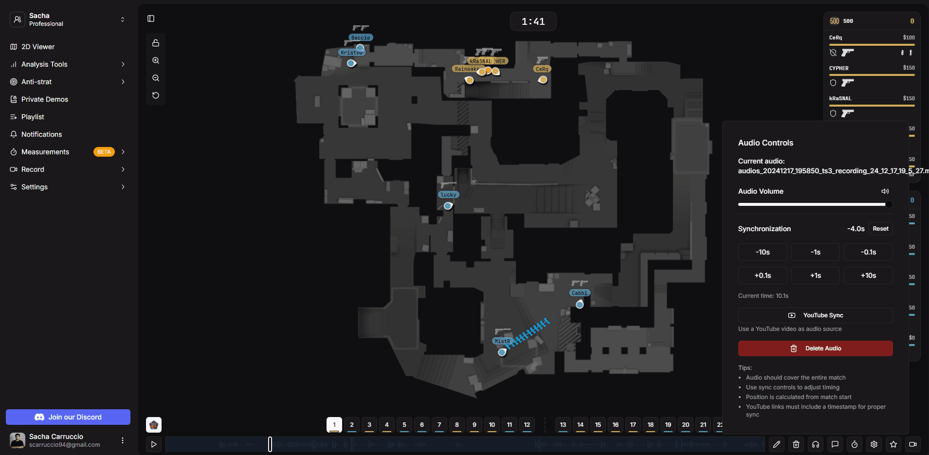 Synchronisation assistée par IA utilisant les sous-titres