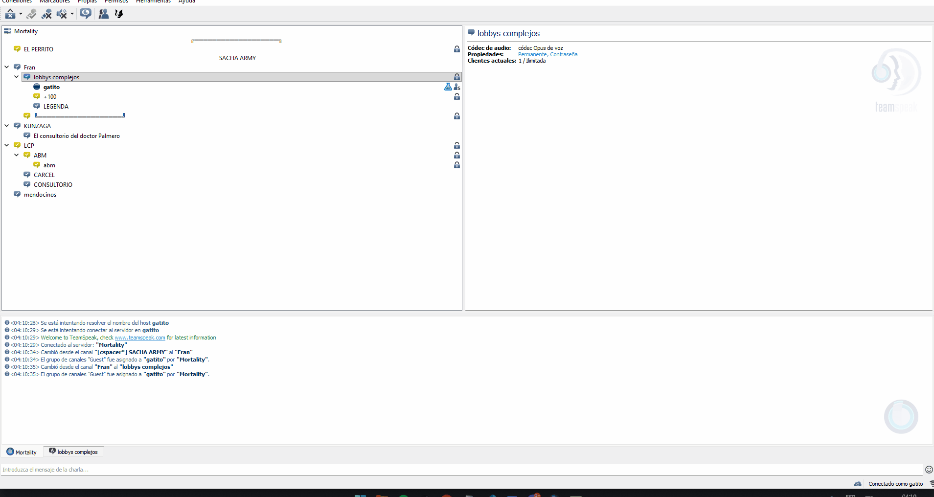 Enregistrement audio avec TeamSpeak
