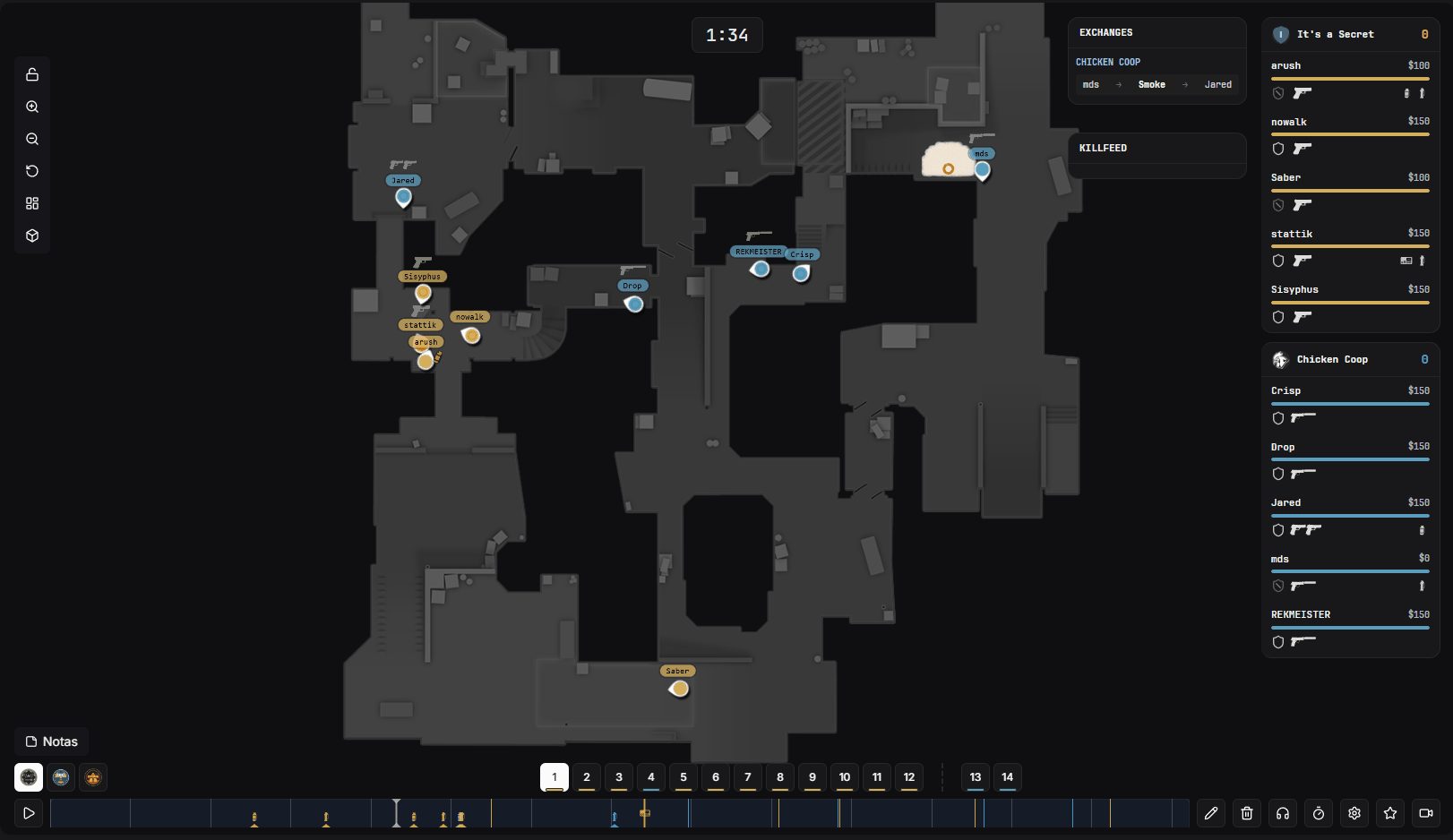 Import d'un snapshot du visualiseur 2D vers le Tableau Stratégique