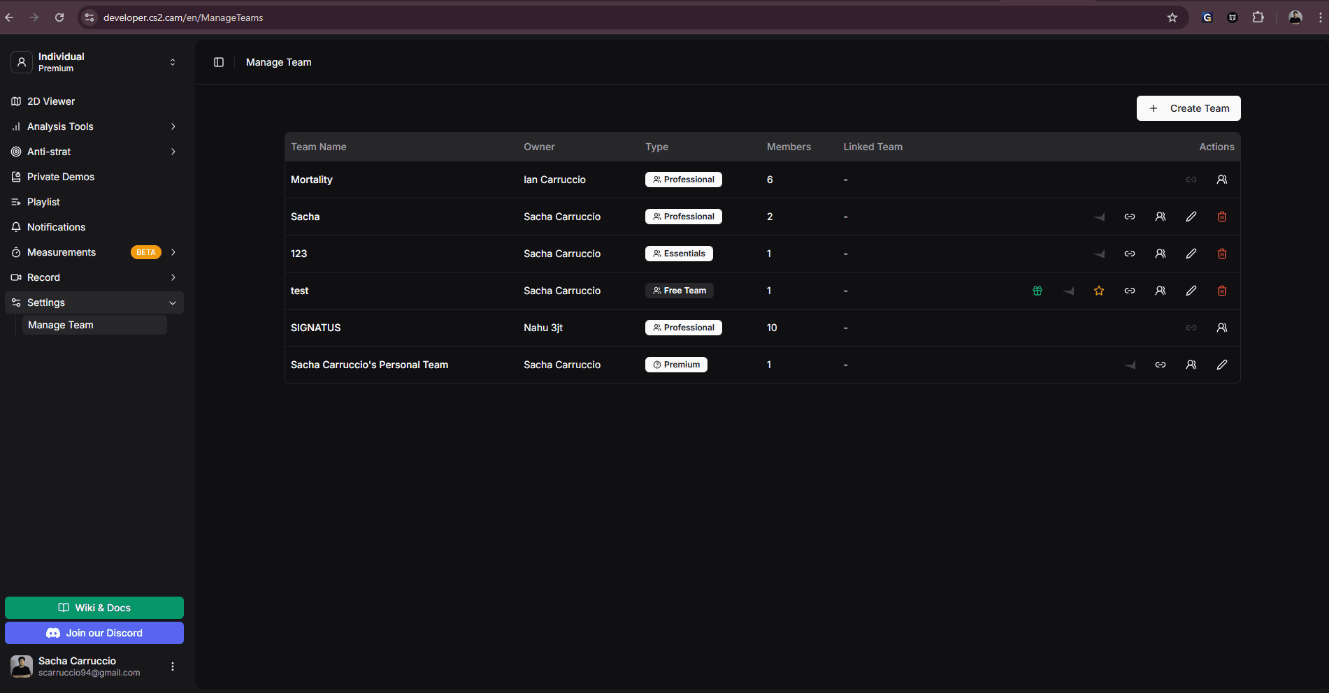 Liaison du compte FACEIT avec licence individuelle