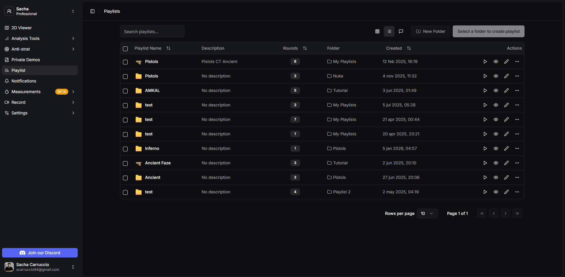Lecture et navigation des playlists