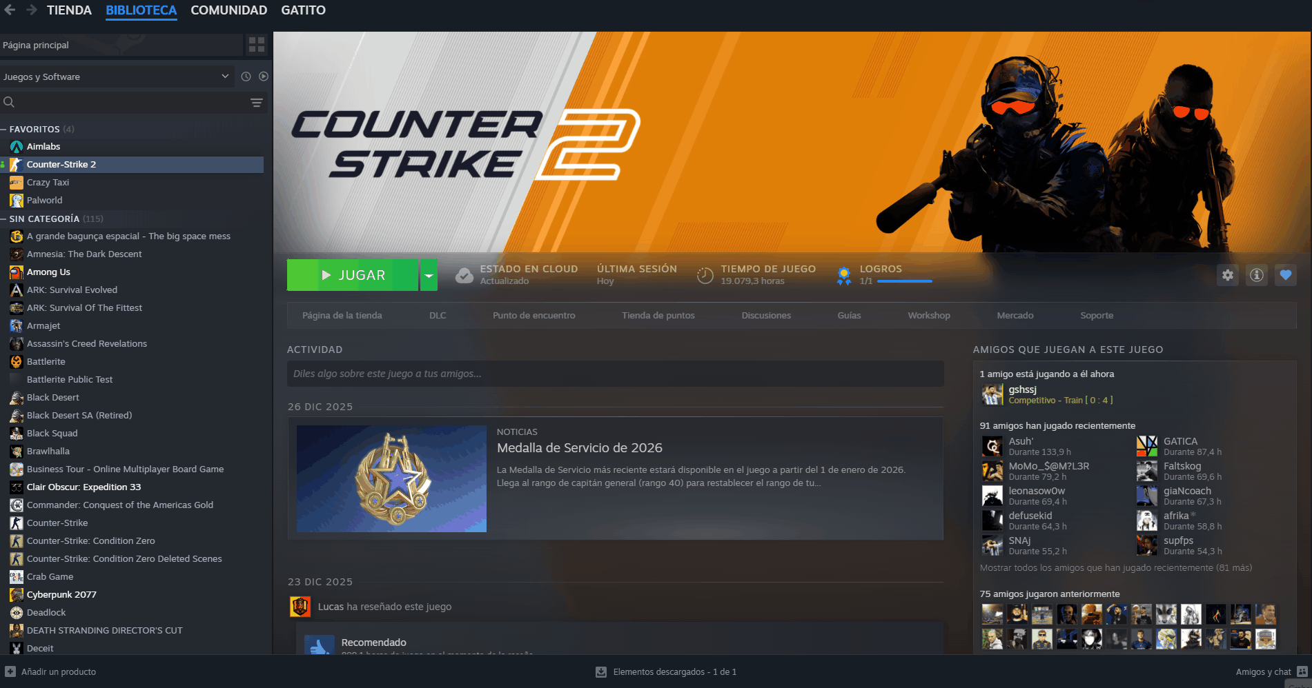 Ajout de l'option de lancement allow_third_party_software à CS2