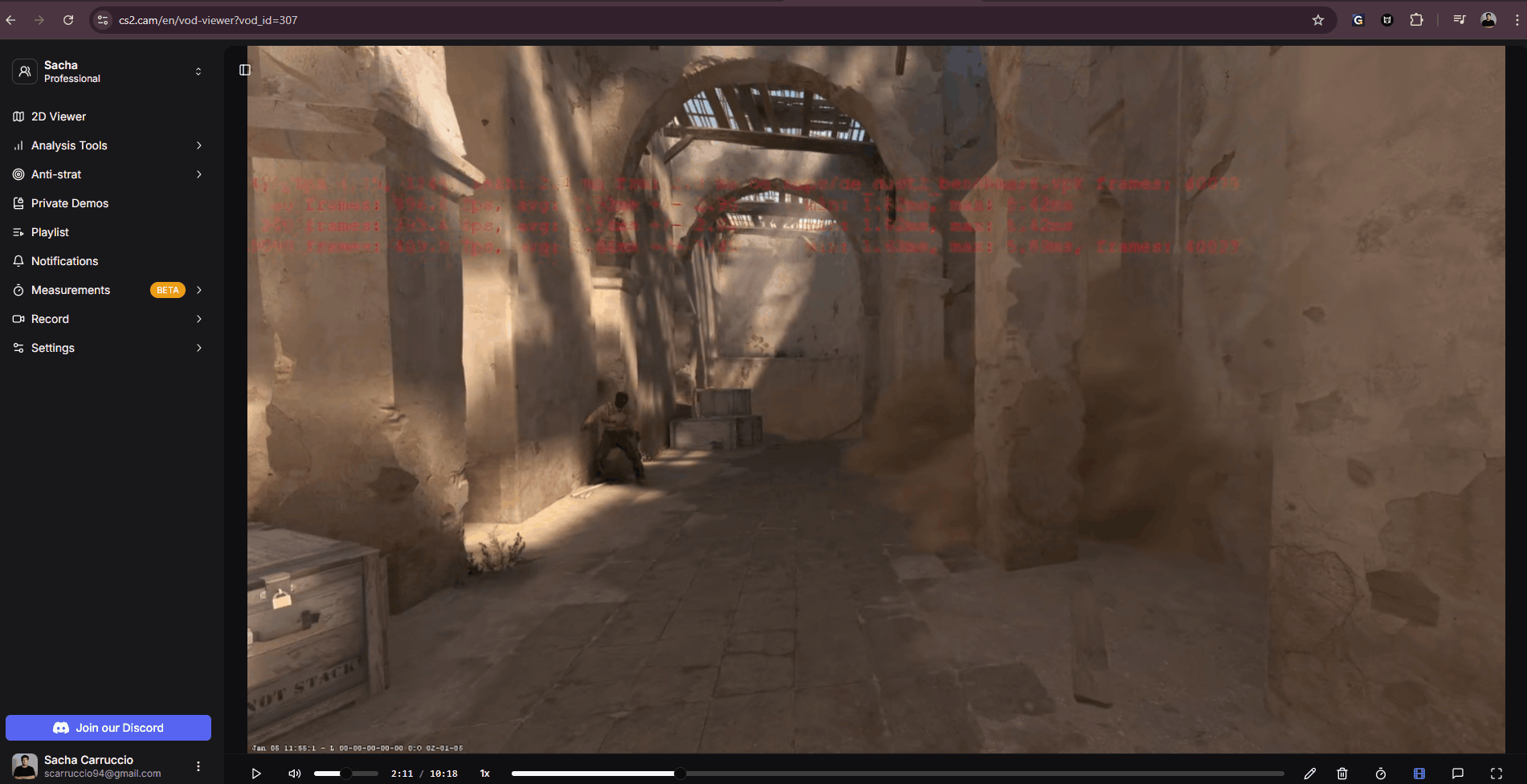 Outils de dessin et annotations dans le visualiseur de VODs