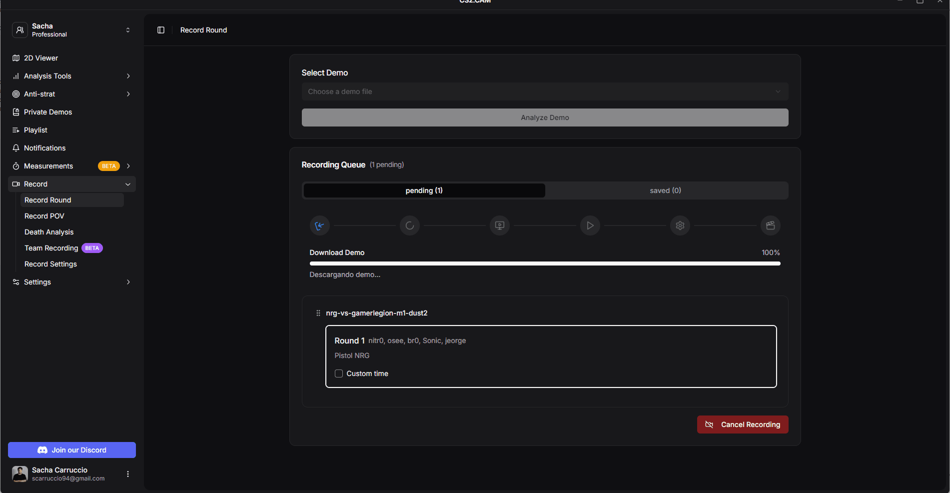 Aperçu du processus d'enregistrement